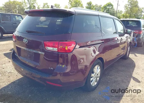 2017 Kia Sedona Lx из США, поврежденный, VIN KNDMB5C13H6309743